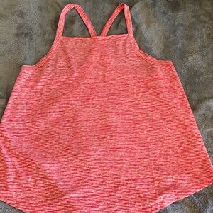 LOFT Red Striped Camisole